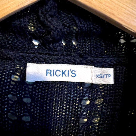 Ricki’s Navy Knit Cardigan - Extra Small - Picture 2 of 2